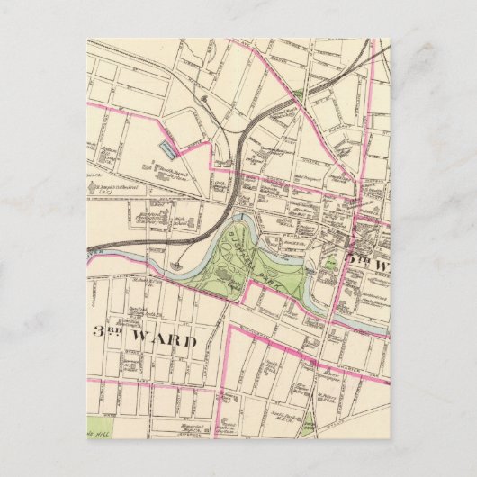 Hartford, centraal briefkaart (Voorkant)