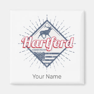 Hartford City Connecticut Verenigde Staten Magneet