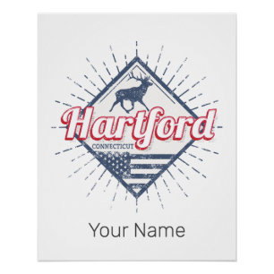 Hartford City Connecticut Verenigde Staten Perfect Poster