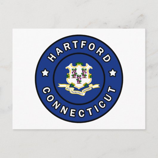 Hartford Connecticut Briefkaart (Voorkant)