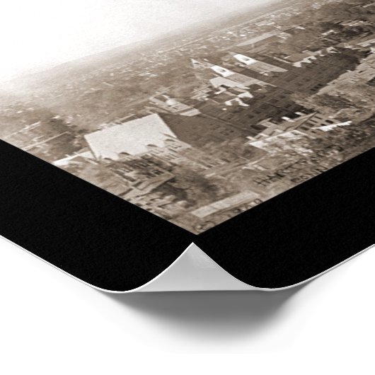 Hartford Connecticut Foto 1909 Poster (Hoek)