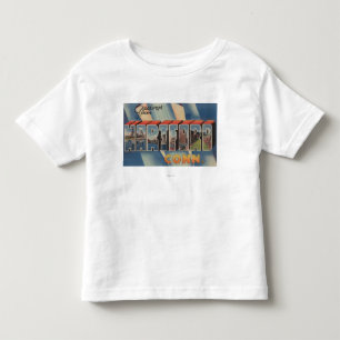 Hartford, Connecticut - grote letterscènes 2 Kinder Shirts