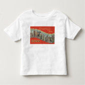 Hartford, Connecticut - grote letterscènes 4 Kinder Shirts (Voorkant)
