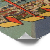 Hartford, Connecticut - grote letterscènes Poster (Hoek)