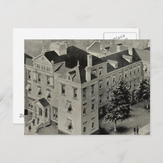 Hartford Connecticut Illustratie Briefkaart (Voorkant / Achterkant)