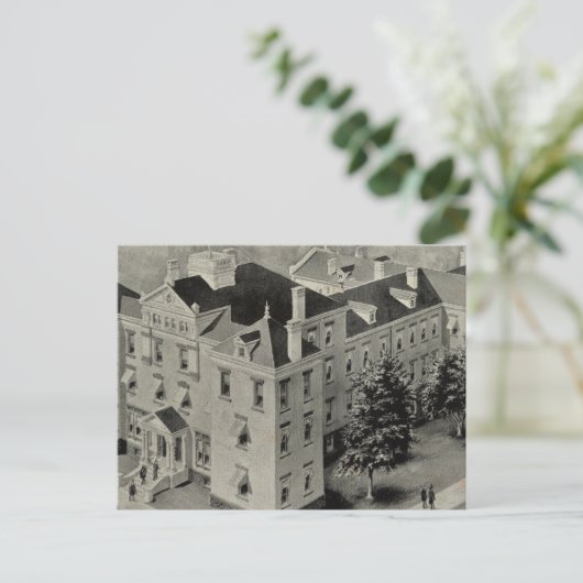 Hartford Connecticut Illustratie Briefkaart (Staand voorkant)