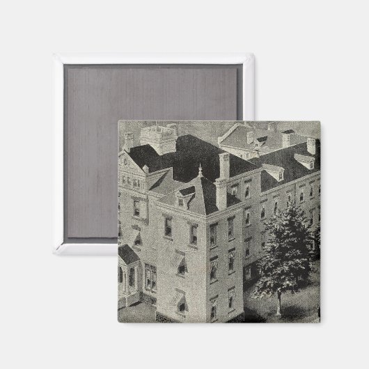 Hartford Connecticut Illustratie Magneet