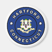 Hartford Connecticut Magneet (Voorkant)