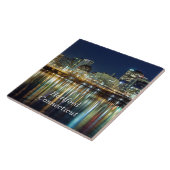 Hartford, Connecticut, met de naam cityscape-foto Tegeltje (Zijkant)