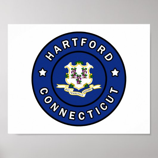 Hartford Connecticut Poster (Voorkant)