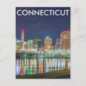 hartford connecticut skyline briefkaart (Voorkant)