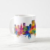 Hartford Connecticut Skyline Koffiemok (Voorkant links)