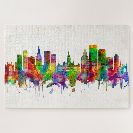 Hartford Connecticut Skyline Legpuzzel (Horizontaal)