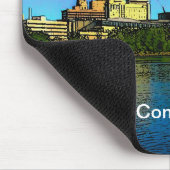 Hartford Connecticut Skyline Muismat (Hoek)