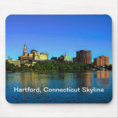 Hartford Connecticut Skyline Muismat (Voorkant)