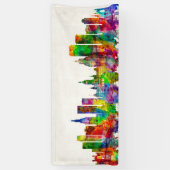 Hartford Connecticut Skyline Spandoek (Verticaal)