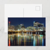 Hartford, Connecticut stadsgezicht Briefkaart (Voorkant / Achterkant)