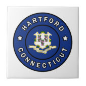 Hartford Connecticut Tegeltje (Voorkant)