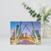 Hartford, Connecticut, Verenigde Staten Feestdagenkaart (Staand voorkant)