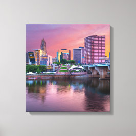 Hartford Connecticut Wrapped Canvas 16.80 x 17.50 