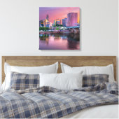 Hartford Connecticut Wrapped Canvas 16.80 x 17.50  Afdruk (Insitu (Slaapkamer))