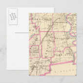 Hartford County Connecticut Briefkaart (Voorkant / Achterkant)