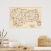 Hartford County Connecticut Poster (Keuken)