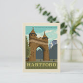 Hartford, CT Briefkaart (Staand voorkant)