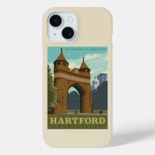 Hartford, CT Case-Mate iPhone Case (Achterkant)