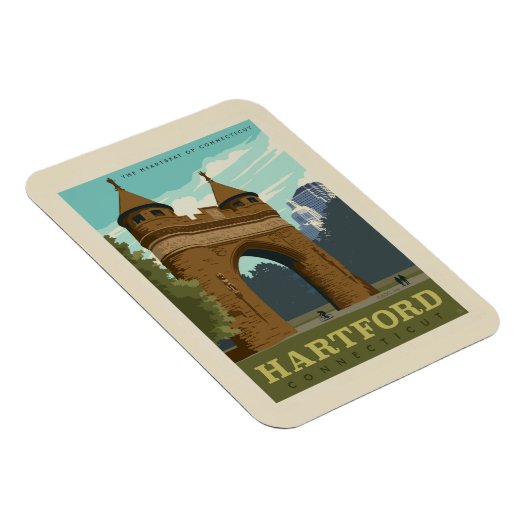 Hartford, CT Magneet (Rechterzijde)