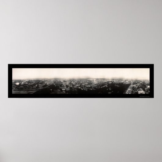 Hartford CT Panoramic Photo 1913 Poster (Voorkant)