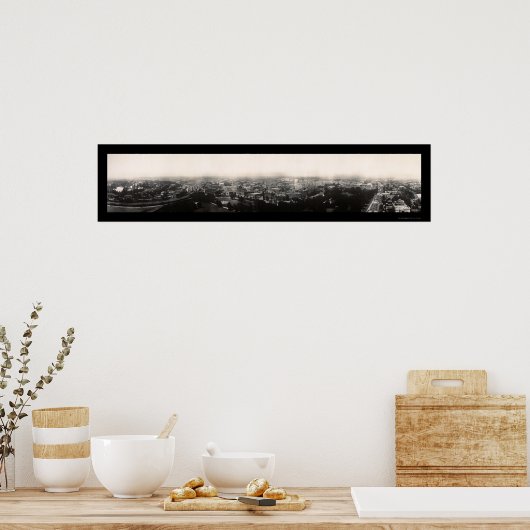 Hartford CT Panoramic Photo 1913 Poster (Keuken)