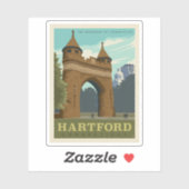 Hartford, CT Sticker (Vel)