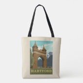 Hartford, CT Tote Bag (Achterkant)