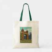 Hartford, CT Tote Bag (Achterkant)