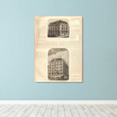 Hartford Fire Insurance Company Canvas Afdruk (Insitu (Houten vloer))