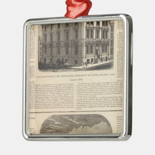 Hartford Fire Insurance Company Metalen Ornament (Links)