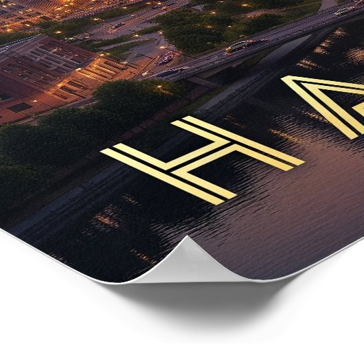 Hartford Golden Hour Poster (Hoek)