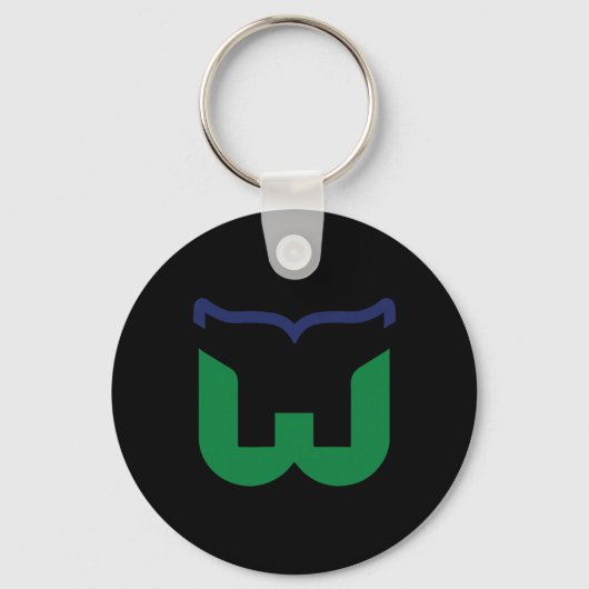 Hartford Hockey Oud Retro Team Sleutelhanger (Voorkant)