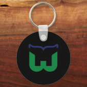 Hartford Hockey Oud Retro Team Sleutelhanger (Voorkant)