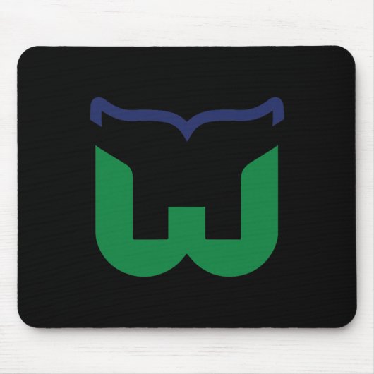 Hartford Hockey Oude Retro Team  Muismat (Voorkant)