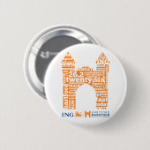 Hartford Marathon: Boog Ronde Button 5,7 Cm (Voorkant /achterkant)