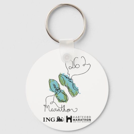 Hartford Marathon: Shoes Sleutelhanger (Voorkant)