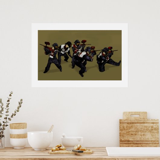 Hartford Paintball Poster (Keuken)