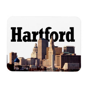 Hartford Skyline met Hartford in de Sky Magneet