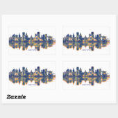 Hartford Skyline Rechthoekige Sticker (Vel)