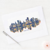Hartford Skyline Rechthoekige Sticker (Envelop)
