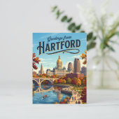 Hartford VS Briefkaart (Staand voorkant)