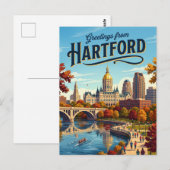 Hartford VS Briefkaart (Voorkant / Achterkant)