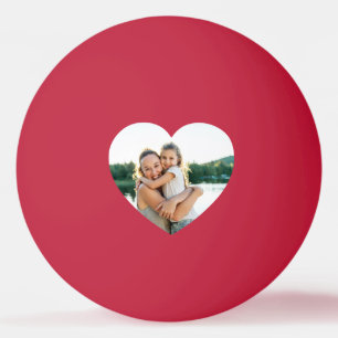Hartfoto beste moeder ooit rood pingpongbal